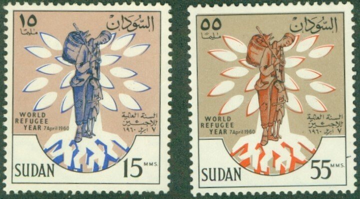 SUDAN 128-9 MH BIN $1.00