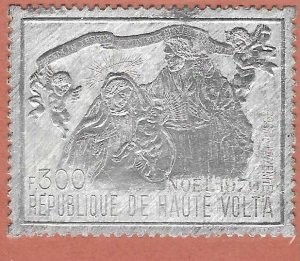 Burkina Faso #C86 300fr silver  Holy Family   (MNH) CV $8.00