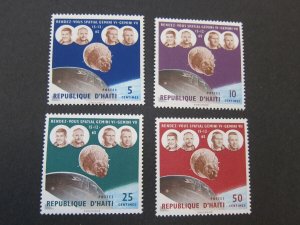 Haiti 1966 Sc 544-7 space set MNH