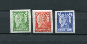 HUNGARY 1928-1929 St STEPHEN SCOTT 422-427 VERY RARE IMPERF SET SUPERB MNH