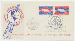 Cover / Postmark Netherlands Antilles 1958 Fifty Years Radio Service