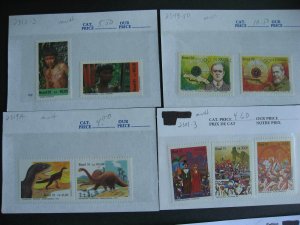 Brazil MNH collection assembled in sales cards etc 