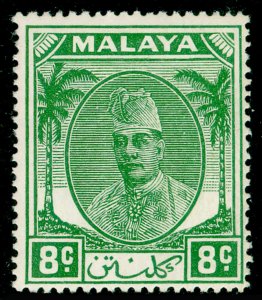 MALAYSIA - Kelantan SG68, 8c green, VLH MINT.