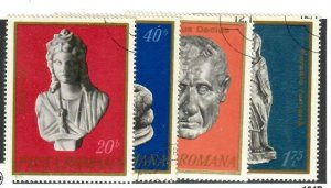 Romania; Scott 2519-2522; 1974; Precanceled; NH