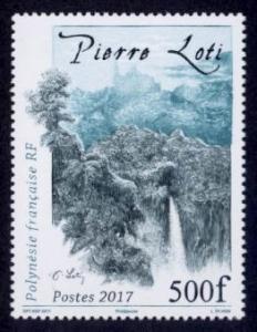 French Polynesia Sc# 1200 MNH Pierre Loti / Fautauna Waterfall