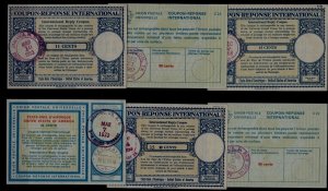 USA 6 IRC (intl. reply coupon) 1953-92