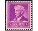 USA 1940 Used SC876 Luther Burbank Bright red violet 3 Cent 1940*STOCK IMAGE*