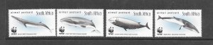 WHALES - SOUTH AFRICA #C27-30 MNH