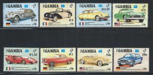 GAMBIA SC# 620-7 FVF MNH 1986