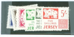 Jersey #J1-J6 Mint (NH) Single (Complete Set)