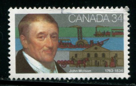 1117 Canada 34c John Molson, used