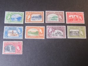 Trinidad & Tobago 1953 Sc 72-5,77-81 MH