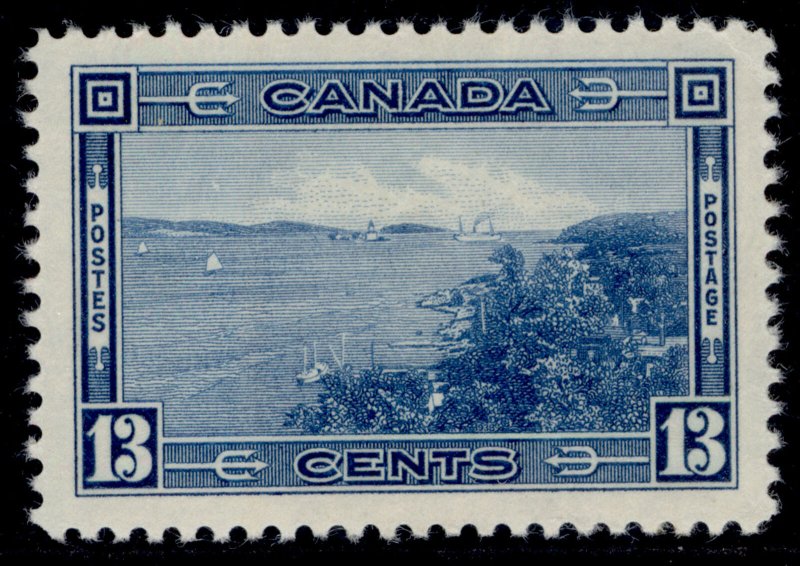 CANADA GVI SG364, 13c blue, M MINT. Cat £35.