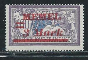 Memel 40 1921 3m single MLH
