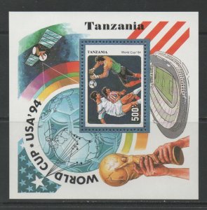 Thematic Stamps Sports - TANZANIA 1994 FOOTBALL MS mint