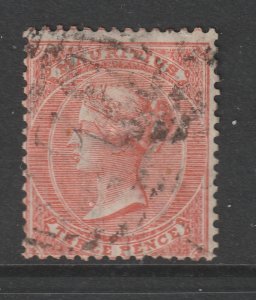 Mauritius a used QV 10d from 1863