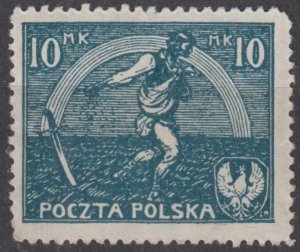 Poland Scott #154 1921 MH