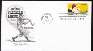 U.S. # 1381, Baseball, FDC 
