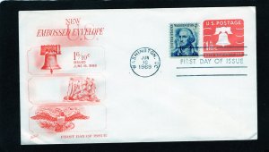 U548a Liberty Bell, FDC Fleetwood