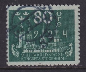 Sweden, Scott 208, used