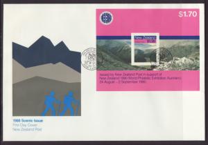 New Zealand 906a Landscape 1990 U/A FDC