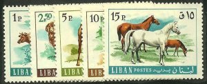 lebanon # 453-8, Mint Hinged. CV $ 34.00