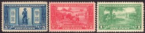 1925 U.S Lexington Concord complete set MNH Sc# 617 / 619 CV $36.25