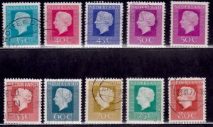 Netherlands, 1972-76, Queen Juliana - New Values, used