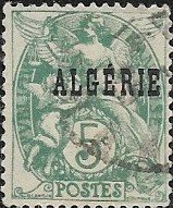 1924 Algeria    French Liberty    SC#6    Used