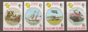 FALKLAND ISLANDS SG300/3 1974 U.P.U. MNH