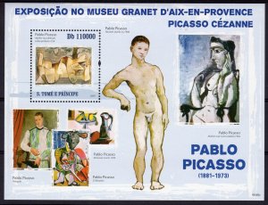 Sao Tome and Principe 2009 PICASSO-GRANET MUSEUM AIX-EN-PROVENCE S/S MNH