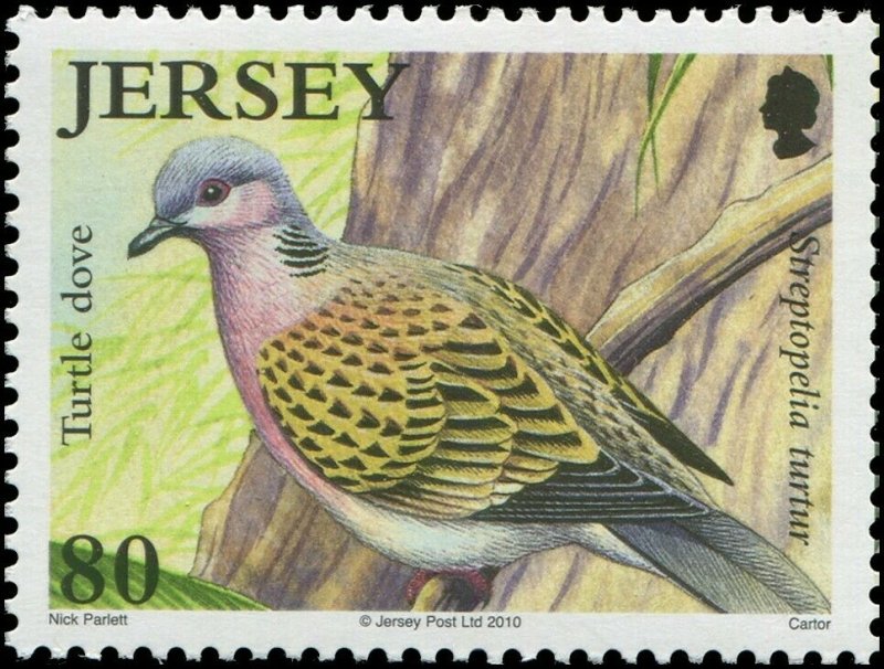 Great Britain Jersey 2010 Sc 1429-1434 Birds Jay Woodpecker Treecreeper CV $9.90