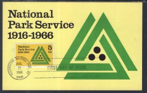 US 1314 National Park Service Colorano Maxi Card U/A FDC