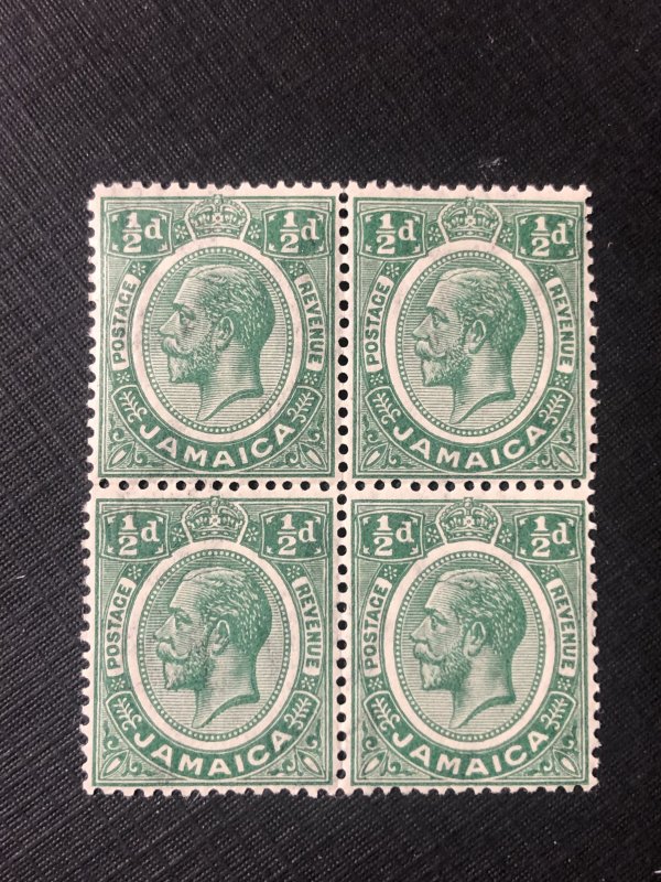 Jamaica Scott 101 MNH Block of 4