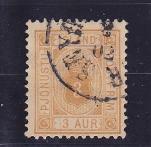 Iceland  Scott#  O10  Used