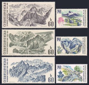 Czechoslovakia 1640-1645, MNH. Mi 1892-1897. Tatra Mountain National Park, 1969.