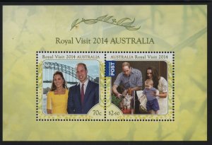Australia 2014 MNH Sc 4132a Royal Visit by Duke and Duchess of Cambridge