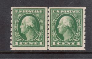 USA #412 Mint Line Pair