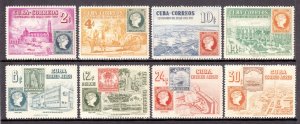 Cuba - Scott #539-542, C110-C113 - MNH - Some unevenness/creasing - SCV $20.55