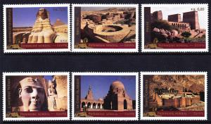 446a-f United Nations Geneva 2005 World Heritage Booklet Singles MNH