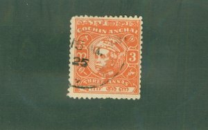 COCHIN -INDIA FEUDATORY STATE 96 USED  BIN $1.50