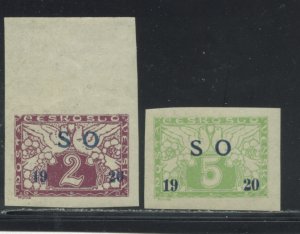 Eastern Silesia E1-2 MNH cgs (1