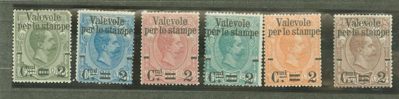 Italy #58-63  Single (Complete Set)