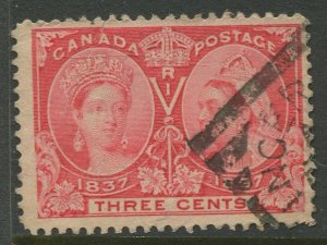 STAMP STATION PERTH Canada #53 QC Jubilee Definitive Used - CV$3.00