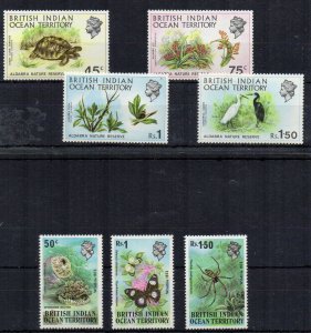 British Indian Ocean Territory 1971 Nature and 1973 Wildlife MNH