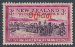 New Zealand SG O146 SC# O81   Used OFFICIAL  see details & scans    