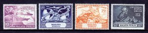 Malaya (Perlis) - Scott #3-6 - MNH - SCV $3.95