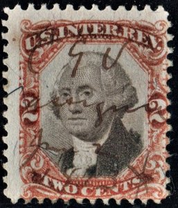 R135 2¢ Third Issue Documentary Stamp (1871) Used