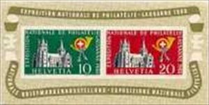 Switzerland Scott # 352a  MNH Souvenir sheet Value $ 90.00