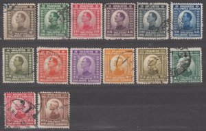 Yugoslavia Scott #1-14 1921 Used